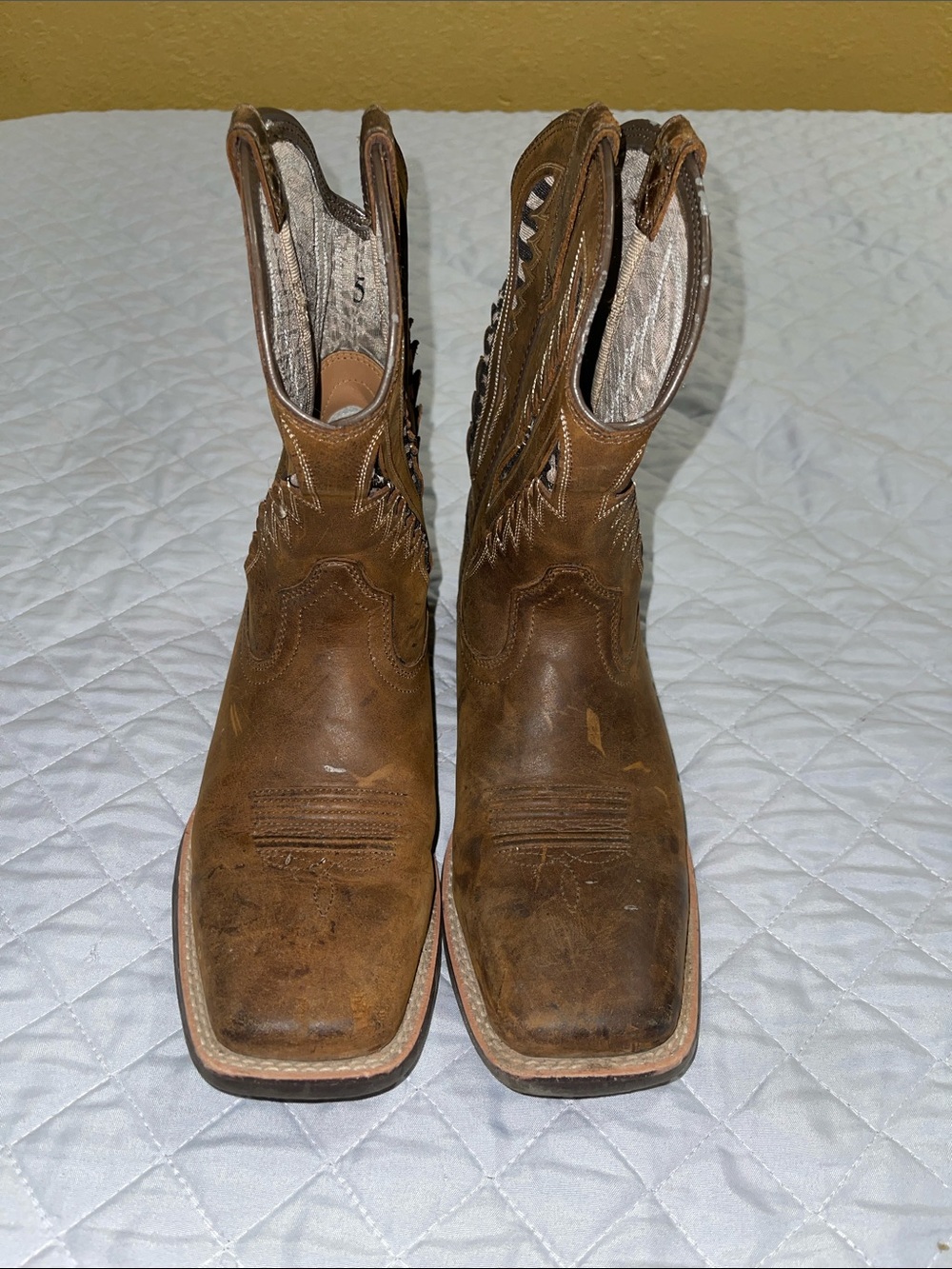 Youth Brown Leather ariat Boots